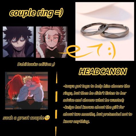 Headcanon Dabihawks Headcanons, Dabihawks Spicy, Hawks Headcanon, Dabi Headcanon, Canon Ship, Character Group, Hot Wings, Hero Academia Characters, Best Series