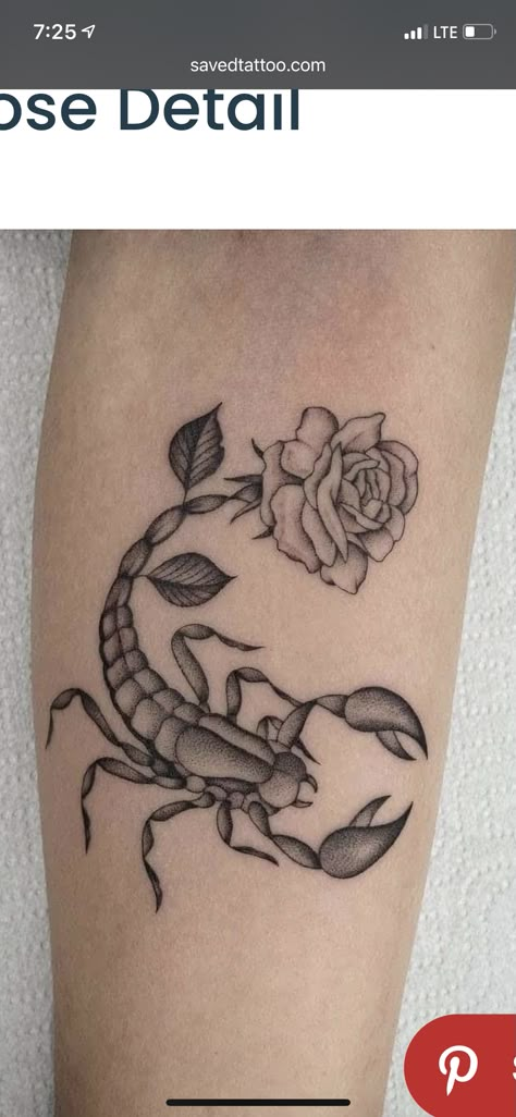 Scorpio Lady Tattoo, Scorpion And Flower Tattoo, Rose And Scorpion Tattoo, Scorpio Rose Tattoo, Scorpion With Flowers, Scorpion Rose Tattoo, Scorpion Flower Tattoo, Scorpion Tattoo Design, Wrap Around Wrist Tattoos