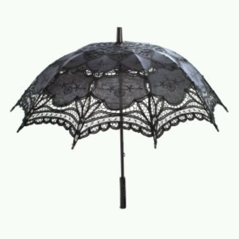 NCIS Abby's Parasol Gothic Umbrella, Ncis Abby, Abby Sciuto, Lace Umbrella, Lace Parasol, Black Umbrella, Penny Dreadful, Under My Umbrella, Umbrellas Parasols