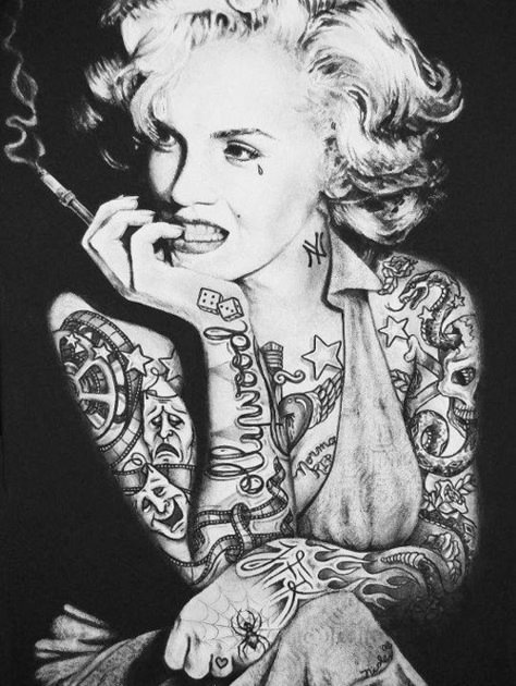 Marilyn Monroe Weed Quotes. QuotesGram Marilyn Monroe, A Woman, Black And White, Tattoos, White, Black