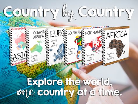 Country by Country World Geography Curriculum - 1+1+1=1 6th Grade Reading List, World Geography Lessons, Homeschool Geography Curriculum, Geography Printables, Middle School Geography, Montessori Geography, Geography For Kids, 6th Grade Social Studies, 6th Grade Reading