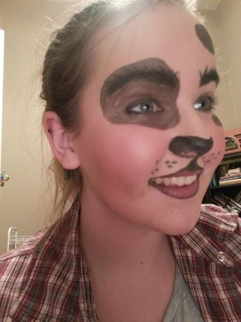 Dog Makeup Halloween, Skecting Ideas, Makeup Halloween Looks, Gravel Garden Design, Backyard Gravel, Paw Patrol Halloween Costume, Dog Face Paints, Theater Makeup, Dog Makeup