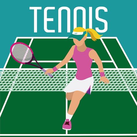 Tennis Party, Tennis Racket, Premium Vector, Tennis, Quick Saves