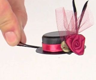 Mark Montano: How to make TINY HATS! Snowman Hat Diy, Mad Hatter Day, Tiny Hat, Tiny Hats, Nifty Crafts, Tutorial Hair, Diy Barbie Clothes, Hair Clips Diy, Clothespin Dolls