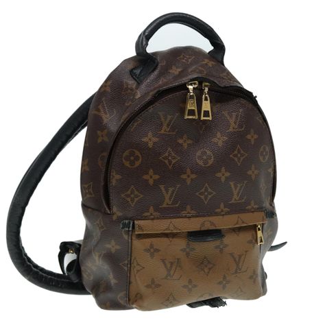 Louis Vuitton Monogram Reverse Palm Springs PM Backpack M43116 LV Auth 86477BRAND : Louis Vuitton Color : Monogram Reverse Material : Monogram Reverse Canvas Size(cm) : W22cm x H29cm x D10cm(Approx) Size(inch) : W8.7 x H11.4 x D3.9inch(Approx) Style : Backpack Serial No. : FL316* Made in : France