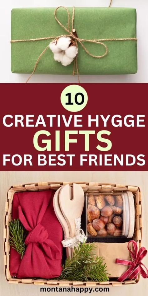 Friends Christmas Presents, Gift Ideas For Friends Christmas, Friends Christmas Gift Ideas, Hygge Gift Basket, Diy Gifts Cheap, Christmas Presents For Friends, Gifts For Best Friends, Best Friend Christmas Gifts, Hygge Gifts