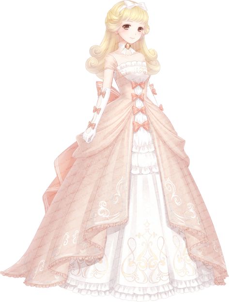 Pigeon - anna's party Princess Dress Ball Gowns, Anime Party Dress, Anime Outfits Female, Anime Princess Dress, Vestidos Anime, Outfit Ideas For Church, Love Nikki, Latina Outfit, Anime Party