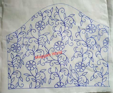 NS Arts and Creations Kodi Design, Tracing Design, Embroidery Images, Peacock Embroidery Designs, Flower Pattern Drawing, Aari Design, Birds Embroidery Designs, Aari Designs, Aari Blouse