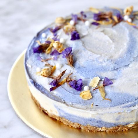 Butterfly Pea Flower - Bindu Gopal Rao, Freelance Writer & Photographer ::: Travel, Fitness, health, Finance, Lifestyle, Food, Fashion & More Butterfly Pea Cheesecake, Tea Cheesecake, Pea Flower Tea, Tea Desserts, Flower Recipes, Finance Lifestyle, Flower Desserts, Baked Food, Butterfly Pea Tea