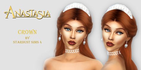 Anastasia Crown, Sims 4 Controls, Fairytale Characters, Yellow Crown, Sims 4 Cheats, Sims Medieval, Sims Stories, Unusual Clothes, Sims 4 Anime