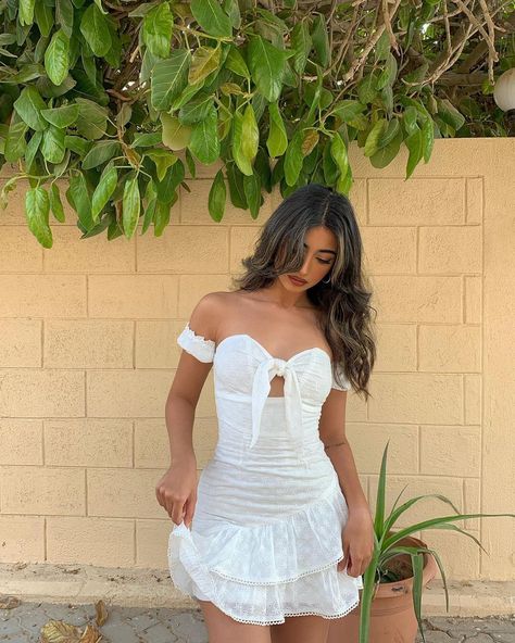 Lil White Dress, Iffat Marash, Khalid, All White, Fashion Nova, Love Her, Wedding Dresses Lace, Flower Girl Dresses, White Dress