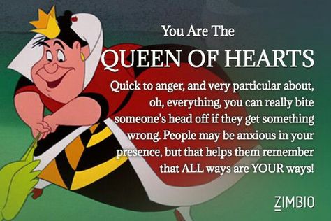 Queen Of Hearts Quotes, Hearts Quotes, Queen Of Hearts Tattoo, Alice In Wonderland 1951, Alice In Wonderland Aesthetic, Lizzie Hearts, Alice In Wonderland Characters, Mad Hatter Party, The Queen Of Hearts