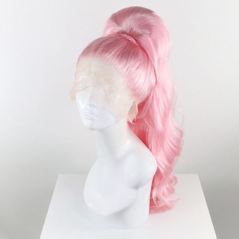 Shop Will Beauty on Instagram: “Pastel Pink Stacked Ponytail 💕🎃 Use code SPOOKY15 at checkout 🛍 Link ok bio - 📦 Free Shipping in the US on orders over $100 🌎 Worldwide…” Stacked Ponytail, Textured Ponytail, Pink Ponytail, Drag Wigs, Wig Shop, Ponytail Wig, Pink Wig, Ponytail Styles, Little Outfits