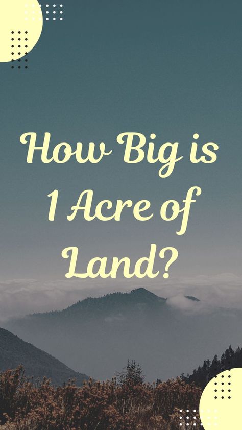 Maybe you just purchased some land or you are looking to purchase some property and you’re probably asking yourself, how big of a parcel do I need? Is 1 acre of land enough? Maybe I need 10 or even 20 acres of land. It can be hard to grasp the size of 1 acre of land. I am going to try to help you visualize just how large 1 acre of land is. 1 square acre measures roughly 208 feet X 208 feet. Acres Of Land, Cheap Land, Land Surveying, Middle English, How To Buy Land, American Sports, Buying Property, Event Center, Thing 1