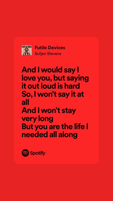 Sufjan Stevens Futile Devices, Sufjan Stevens Tattoo, Sufjan Stevens Lyrics, Futile Devices, Sufjan Stevens, Beatles Fans, Music Taste, I Think Of You, Wallpaper App