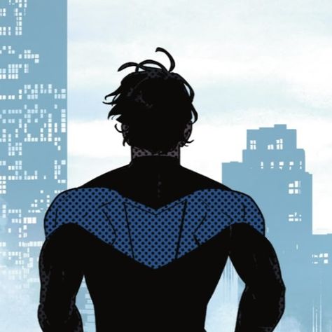 Dc Comics Nightwing, Nightwing Icon Aesthetic, Nightwing Widget, Nightwing Comic Icons, Richard Grayson Aesthetic, Nightwing Wallpaper Desktop, Nightwing Banner, Nightwing Pfp, Nightwing Fanart