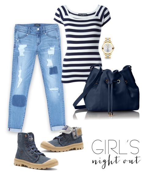 "Me in my palladium boots" by stacy-hardy on Polyvore featuring Bebe, Dolce&Gabbana, Palladium, Lauren Merkin, Movado and girlsnightout Palladium Shoes Outfit Woman, Palladium Boots Outfit Women, Palladium Boots Outfit, Trekking Outfit, Palladium Shoes, Palladium Boots, Boots Outfit, Trekking, Dolce And Gabbana