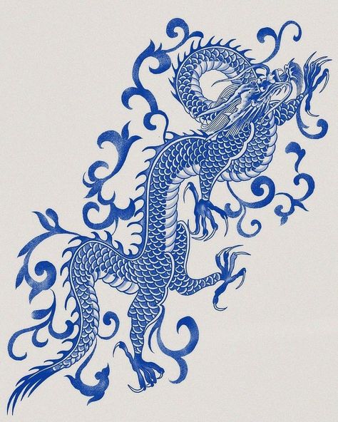 Dragon Tattoo Black, Chest Tattoo Japanese, Tattoo Black Women, Dragon Thigh Tattoo, Blue Dragon Tattoo, Ink Tattoo Design, Red Tattoo Ideas, Asian Dragon Tattoo, Red Ink Tattoo