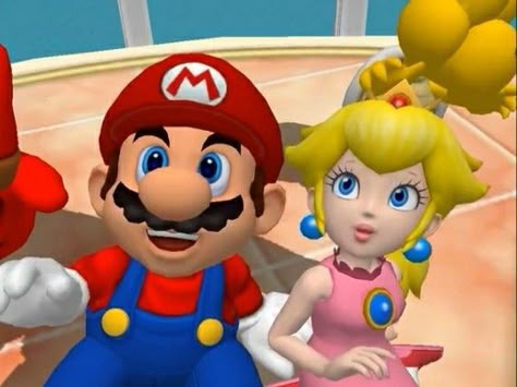 Mario And Peach❤💘 Princess Peach And Mario, Mario X Peach, Super Mario Peach, Mario And Peach, Mario Collection, Mario Tennis, Mario Princesses, Mario Fanart, Mario And Princess Peach