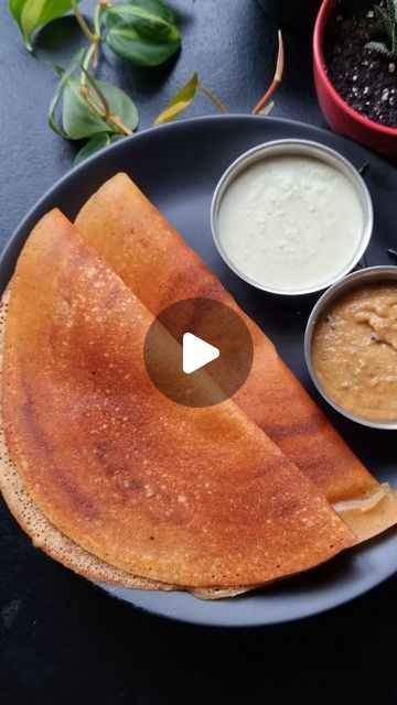 Dosha Recipes, Instant Breakfast Recipes Indian Veg, Dosa Red Chutney Recipe, Breakfast Recipes Indian Veg, Benne Dosa Recipe, Rice Dosa Recipe Video, Rice Flour Dosa Recipe, Instant Ragi Dosa Recipe, Rawa Dosa Recipes Instant