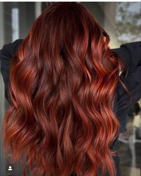 Red Balayage Highlights, Hair Colors To Try, Pretty Red Hair, Light Brown Balayage, Red Balayage Hair, Dark Green Hair, Red Balayage, Red Hair Inspo, Hair Colours