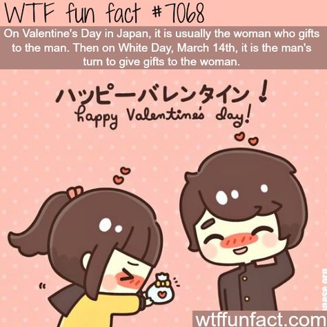 WTF Facts : funny, interesting & weird facts Valentines Day Japan, Day In Japanese, Japan Lover Me, Selamat Hari Valentine, Japan Facts, Japanese Things, Japanese Phrases, Japanese Language Learning, Learning Japanese