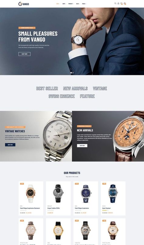 Elementor WooCommerce theme for WordPress designed for e-commerce websites. #Elementor #WooCommerce #WordPress #eCommerce #WebDesign About Us Page Design, Modern Jewelry Store, Woo Commerce Wordpress, Wordpress Ecommerce, Ecommerce Themes, Ecommerce Design, Ecommerce Website Design, Wordpress Design, Woocommerce Themes