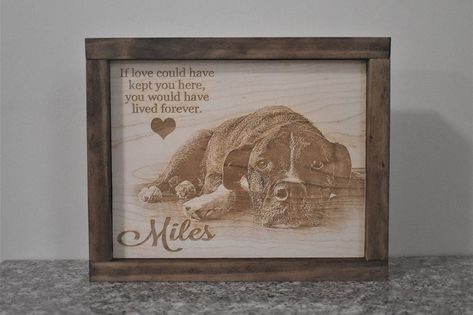 Custom Plaque With Your Photograph Custom Memorial Sign Pet | Etsy Australia Wood Burned Signs, Dog Remembrance, Custom Plaques, Engraved Sign, Memorial Signs, Custom Memorial, Memorial Plaque, Pet Loss Gifts, Photo Engraving