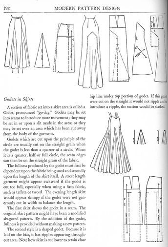 Godet Pattern, Skirt Pattern Making, Ballroom Dress Pattern, Modern Pattern Design, Skirt Patterns, Godet Skirt, Photo Mode, Sewing Skirts, Pattern Drafting