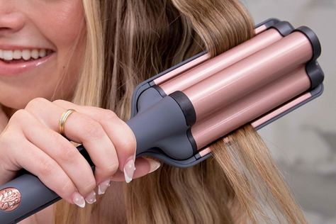 Hairitage Wave Curling Crimping Iron Tool Beach Waves Curls, Hairitage By Mindy, Sleek Waves, Crimping Iron, Rotating Curling Iron, Hair Crimper, Hair Waver, Waves Curls, Crimping