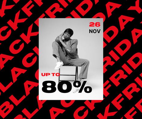 Black and Red Minimalist Black Friday Fashion Sale Facebook Post Red Minimalist, Black Friday Fashion, Black Friday Promo, Lane 201, Friday Fashion, Black Friday Design, Banner Online, Black Friday Ads, Facebook Post Template