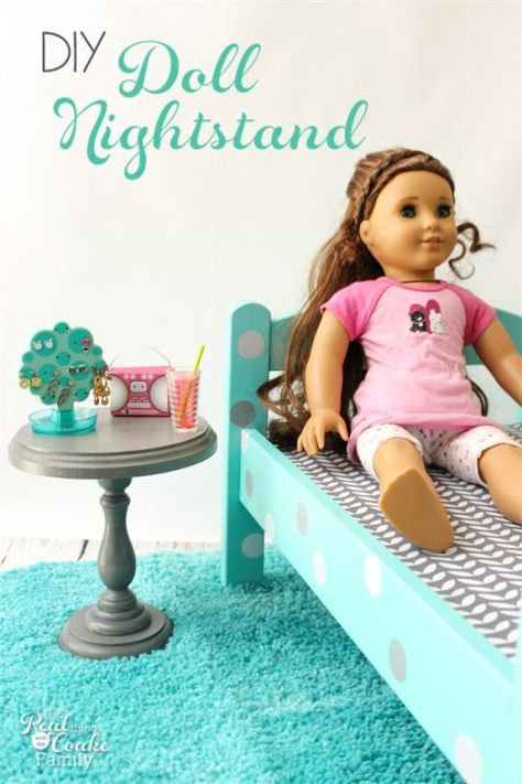 Diy Doll Furniture, American Girl Doll Room, Girls Furniture, American Girl Furniture, Girls Dollhouse, American Girl Doll House, American Girl Diy, American Girl Doll Diy, American Girl Doll Furniture