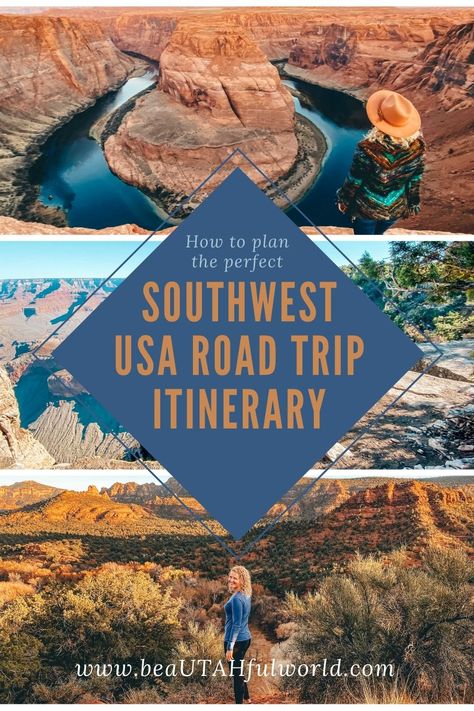 West Coast Road Trip Itinerary, Mindful Travel, Southwest Road Trip, Southwest Travel, Adventurous Travel, Usa Road Trip, Adventure Trips, Usa Destinations, Southwest Usa