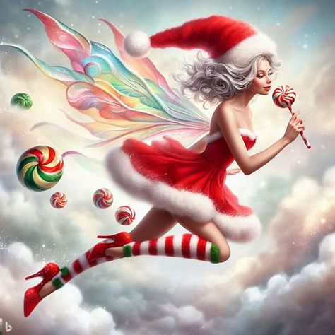 Butterfly Christmas, Christmas Colours, Fairy Christmas, Tinkerbell And Friends, Magical Horses, Colored Pictures, Fairy Pictures, Married Christmas, Fantasy Pictures