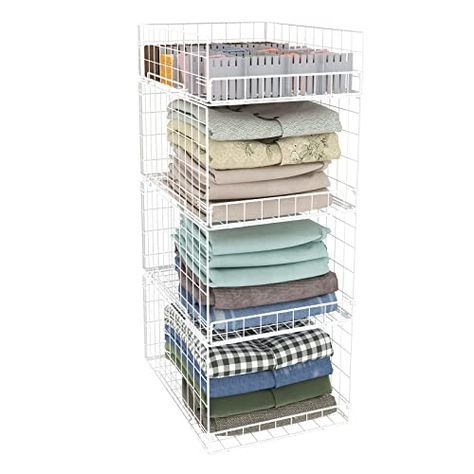 Rv Closet, Metal Storage Bins, Wardrobe Storage Boxes, Clothes Shelves, Closet Storage Bins, Shelf Bins, Storage Bins Organization, Wire Basket Storage, Cupboard Wardrobe