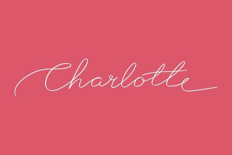 Charlotte Name Tattoo, Charlotte Name, Handwritten Lettering, Lettering Calligraphy, Female Names, Handwritten Letters, Name Tattoo, Christmas Tree Design, Tree Design