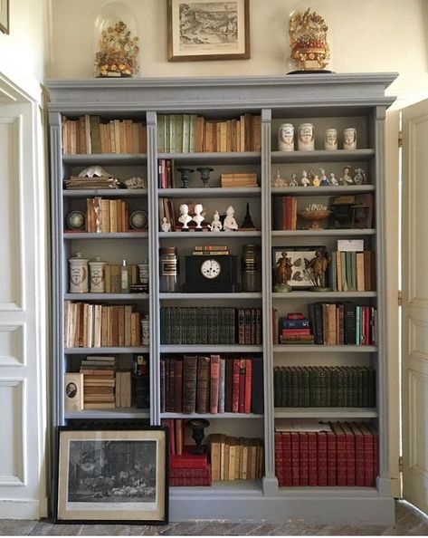 enclosed bookshelves Big Book Storage, Basement Bathrooms, Classic Bookshelves, Livng Room, Diy Bookshelf, Bookcase Styling, Home Library Design, Bookshelf Styling, Home Libraries