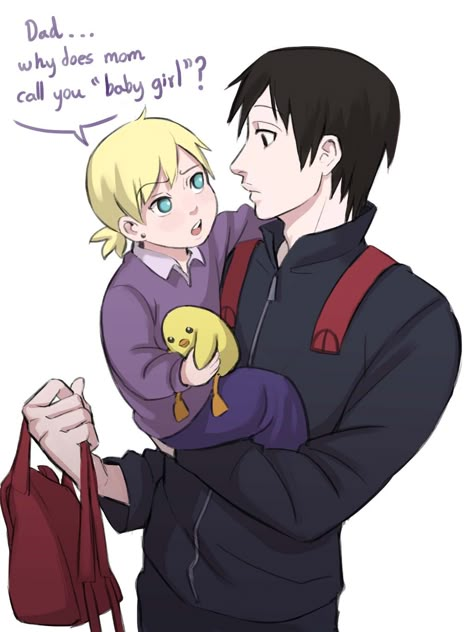 Ummm... Well... 🥴♥️🥰 ✨️ Ino & Sai (inosai) (saiino) 🖤💛 Inojin Yamanaka. 🥰 Art on tumblr by xmonday-mintx. ~ (Naruto Shippuden) 🌠 Ino And Sai, Inojin Yamanaka, Sai Naruto, Manga Hair, Naruto Family, Naruto Couples, Naruto Ship, Naruto Uzumaki Shippuden, Pinturas Disney