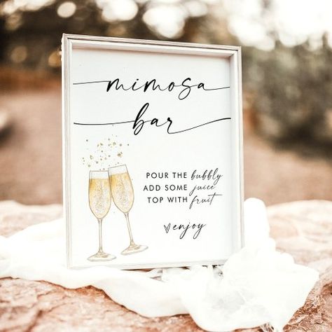 $11.65 | Boho Bridal Shower Mimosa Bar Sign | Bubbly Bar #boho bridal shower, mimosa bar sign, boho bridal shower bubbly sign, bubbly sign, boho brunch and bubbly sign, modern minimalist, brunch and bubbly sign, champagne brunch, bridal brunch mimosa sign, gold champagne flutes Momosa Baby Shower Bar, Momosa Mimosa Bar, Baby Shower Mimosa Bar, Bridal Shower Mimosa Bar, Bridal Shower Mimosa, Cow Baby Shower Invitations, Bubbly Bar Sign, Gold Champagne Flutes, Minimalist Calligraphy