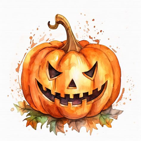 Fun Painting Techniques, Pumpkin Art Ideas, Pumpkin Art Project, Pumpkin Drawing, Patterns Wallpaper, Creative Pumpkins, Cozy Coffee, Background Watercolor, Watercolor Pumpkins