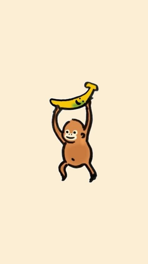 Monkey Icon, Iphone Customization, Cute Monkeys, Monkey Wallpaper, Ipad Ideas, Carrd Stuff, Funny Monkey, Wallpapers Widgets, Little Doodles