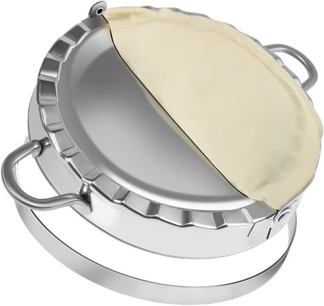 6 inch Empanada Seal with 7 Inch Dough Cutter Circle, Stainless Steel Empanada Press, Pastry Tools, Pocket Pie Empanada Maker, Pie Mold, Dumpling Maker, Dough Press, Kitchen Tools Design, Pot Stickers, Fruit Pie, Pasta Maker, Meat Pie