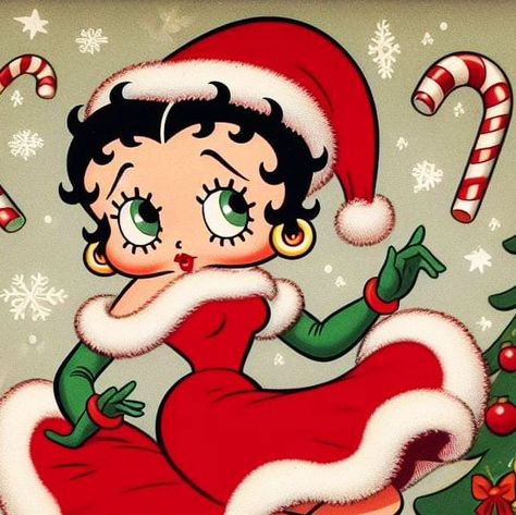 Bettyboop on Instagram: "It's begging to look a lot like Christmas!!🥰🥰🥰" Cartoon Characters Christmas, Christmas Pictures To Draw, Christmas Betty Boop, Betty Boop Christmas, Christmas Content, Christmas Cartoon Characters, Face Cartoon, Betty Boop Classic, Betty Boop Quotes