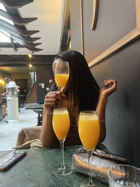 Girls Smiling Aesthetic, Mimosas Aesthetic, Brunch Date Aesthetic, Chilling Vibes, Somebody's Son, Career Affirmations, Mimosa Brunch, Ladies Brunch, Vision 2025