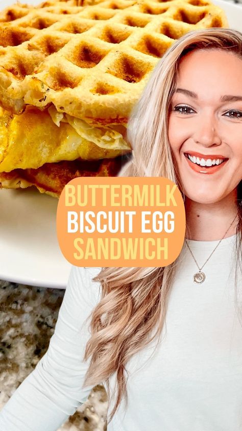 ashleynkisner on Instagram: 🥪 BUTTERMILK BISCUIT EGG SANDWICH 🥪 Here’s what you need! 1 @optavia Buttermilk Cheddar Herb Biscuit Fueling 1 Original Swiss Laughing… Waffle Hacks, Cheddar Biscuit, Optavia Hacks, Buttermilk Biscuit, Cheddar Biscuits, Egg Sandwich, Egg Sandwiches, Buttermilk Biscuits, Waffle Iron