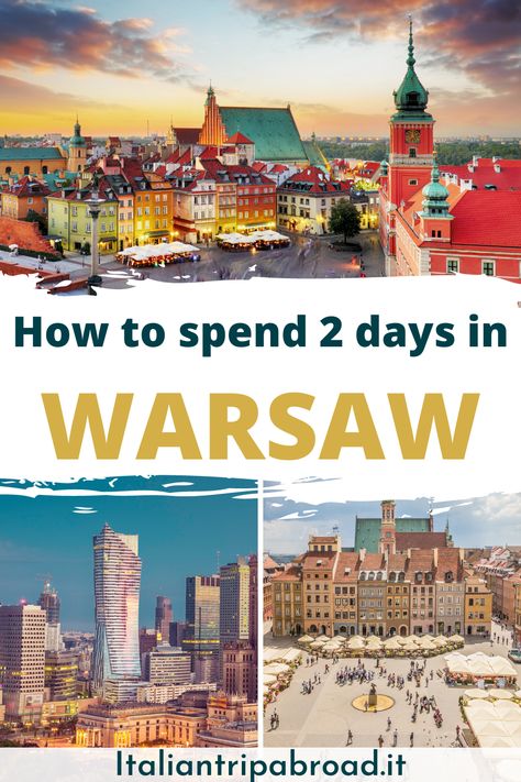 2 days in warsaw | warsaw 2 days | warsaw itinerary | warsaw poland itinerary | things to do in warsaw | things to do in warsaw poland | things to do in warsaw indiana | warsaw poland things to do | warsaw indiana things to do | warsaw things to do | warsaw poland things to do winter | warsaw poland things to do travel | #travel #poland #warsaw #italiantripabroad #europe Warsaw Itinerary, Poland Itinerary, Interrail Europe, Poland Trip, Warsaw Indiana, Travel Poland, Polish Heritage, Italian Trip, Poland Warsaw