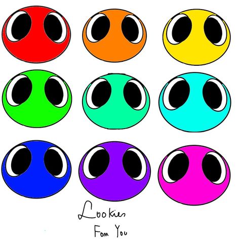 Lookies from rainbow friends :) Do you like lookies? Cute Easy Paintings, Doll Template, Cricket Ideas, Papercraft Printable, Pokemon Wallpaper, Paper Doll Template, Rainbow Friends, Cute Pokemon Wallpaper, Cute Pokemon