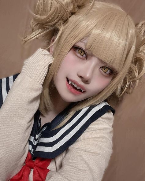 Toga Cosplay, Cosplay Aesthetic, Anime Eye Makeup, Mha Cosplay, Toga Himiko, Ochako Uraraka, Cosplay Makeup, Cosplay Dress, Pretty Makeup