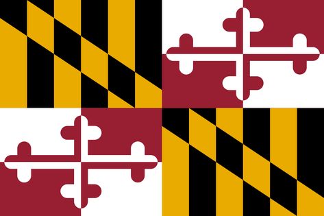 Maryland Flag, Maryland, The United States, Flag, United States, Vinyl