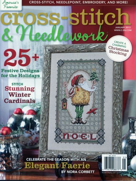 Santa Cross Stitch, Christian Cross Stitch, Cross Stitch Magazines, Xmas Cross Stitch, Just Cross Stitch, Cross Stitch Books, Stitch Book, Beaded Cross Stitch, Cross Stitch Patterns Christmas